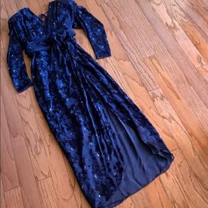 Boutique 100%silk crystal studs/evening/black tie